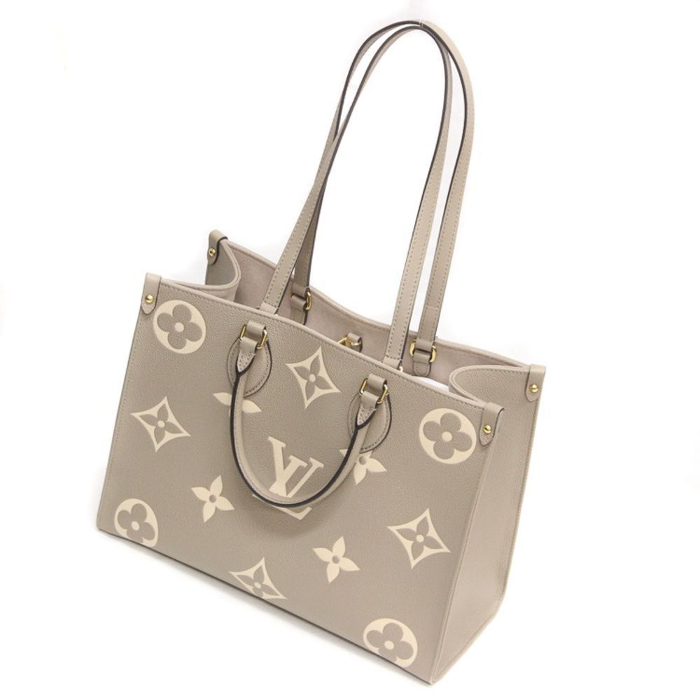 Louis Vuitton On The Go MM Tote Bag Monogram Amp Plant